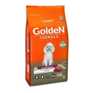 Ração Seca PremieR Pet Golden Formula Carne e Arroz para Cães Adultos de Raças Pequenas