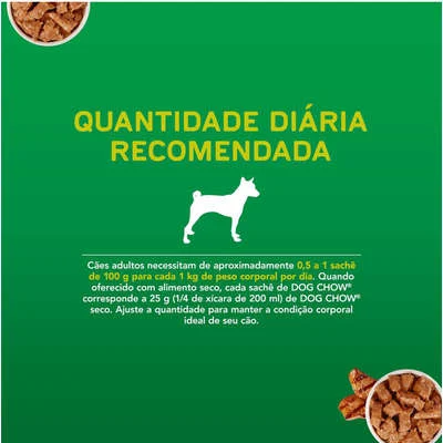 Ração Úmida Nestlé Purina Dog Chow Sachê Carne para Cães Adultos Ração Úmida Nestlé Purina Dog Chow Sachê Carne para Cães Adultos