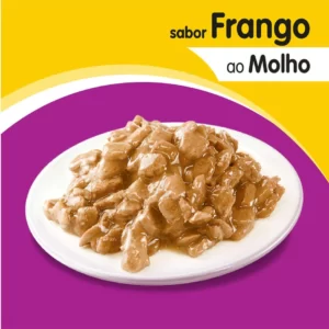 Ração Úmida Whiskas Sachê Frango ao Molho para Gatos Adultos